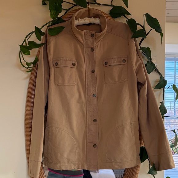 Ralph Lauren Beige Jacket with Metal Zipper - Picture 1 of 7